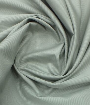 Saville & Young (S&Y) Light Grey 100% Giza Cotton Structured Print Trouser Fabric (Unstitched - 1.30 Mtr)