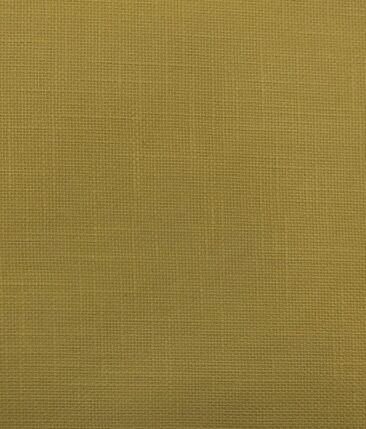 True Value Jet Medallion Yellow 100% Cotton Jute Weave Trouser Fabric (Unstitched - 1.30 Mtr)
