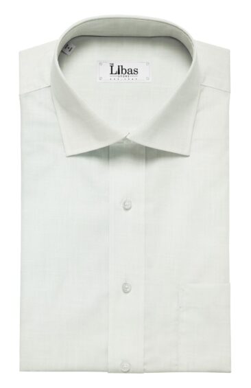 Linen Club Off-White 100% Super Fine Pure Linen 100 LEA Self Design Shirt Fabric (1.60 M)