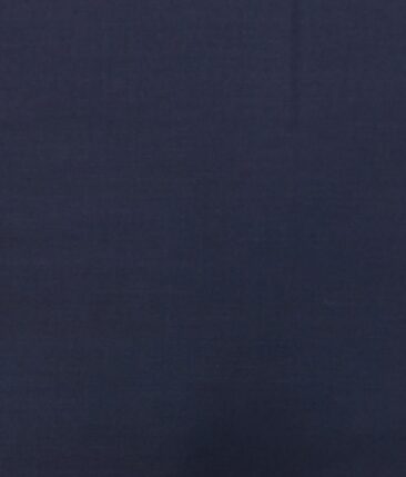Bombay Rayon Men's Dark Royal Blue 100% Cotton Satin Weave Shirt Fabric (1.60 M)