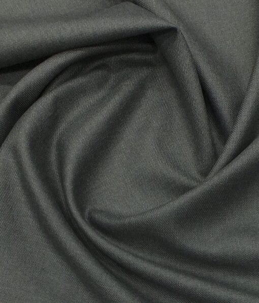Raymond Worsted Grey Self Design Trouser Fabric With Cadini by Siyaram's White & Grey Floral Print Shirt Fabric (Unstitched)