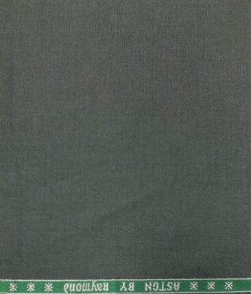 Raymond Worsted Grey Self Design Trouser Fabric With Cadini by Siyaram's White & Grey Floral Print Shirt Fabric (Unstitched)