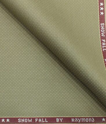 Raymond Beige Structured Trouser Fabric With Exquisite White base Beige Floral Print Shirt Fabric (Unstitched)