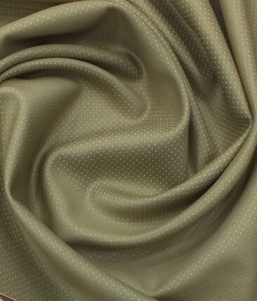 Raymond Beige Structured Trouser Fabric With Exquisite White base Beige Floral Print Shirt Fabric (Unstitched)