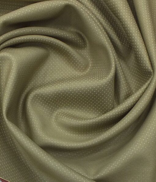 Raymond Beige Structured Trouser Fabric With Exquisite White base Beige Floral Print Shirt Fabric (Unstitched)