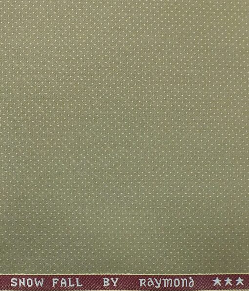 Raymond Beige Structured Trouser Fabric With Exquisite White base Beige Floral Print Shirt Fabric (Unstitched)
