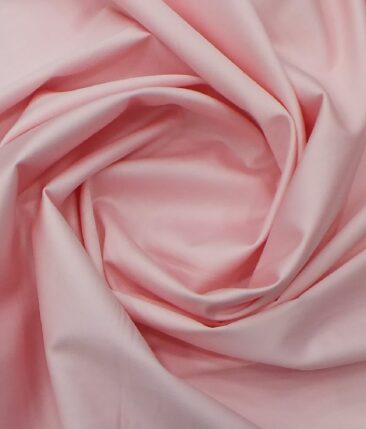 Nemesis Men's Baby Pink 100% Egyptian Giza Cotton Satin Weave Shirt Fabric (1.60 M)