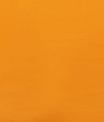 Nemesis Men's Bright Orange 100% Egyptian Giza Cotton Satin Weave Shirt Fabric (1.60 M)