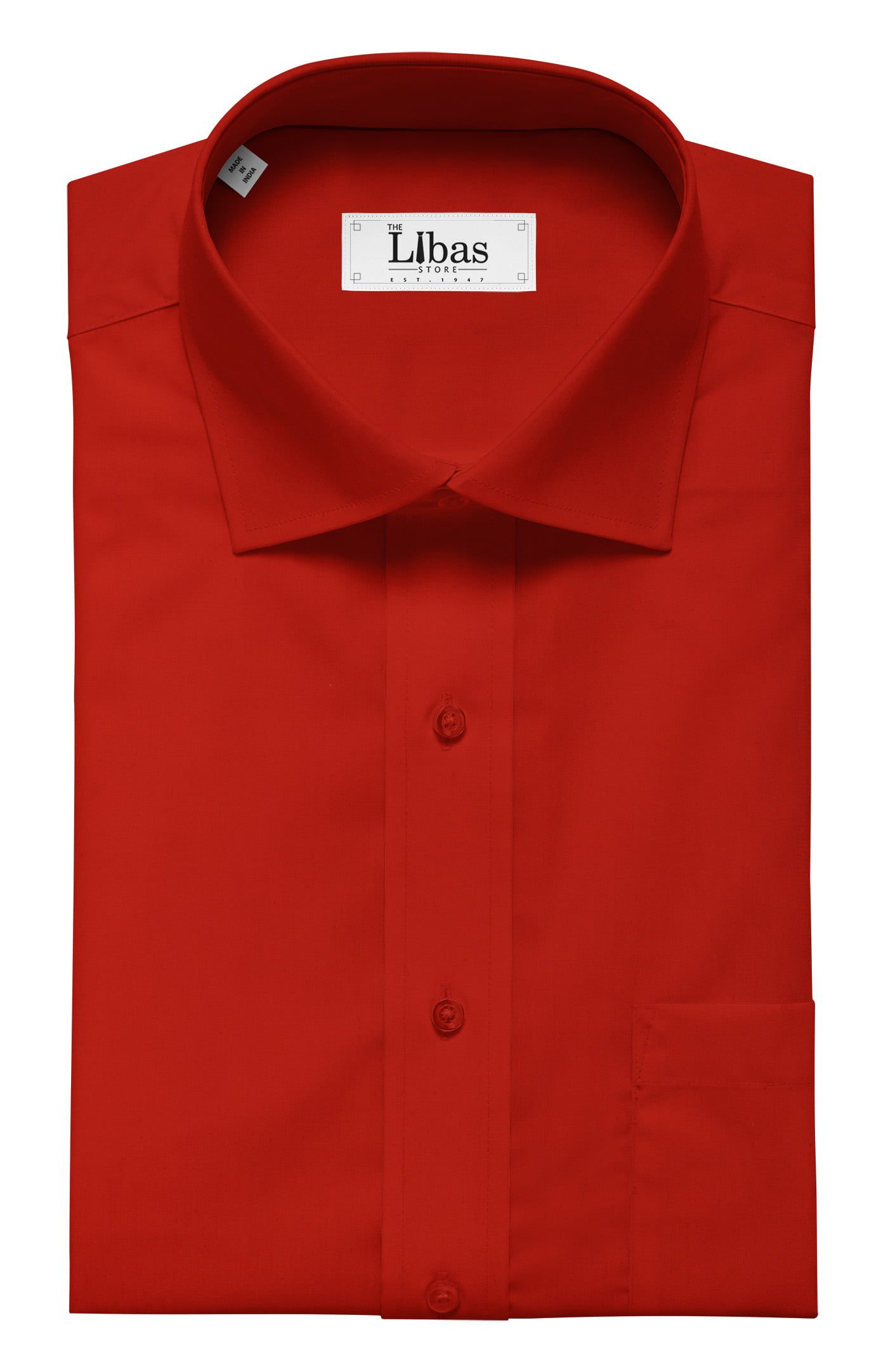 Nemesis Men's Blood Red 100% Egyptian Giza Cotton Satin Weave Shirt ...