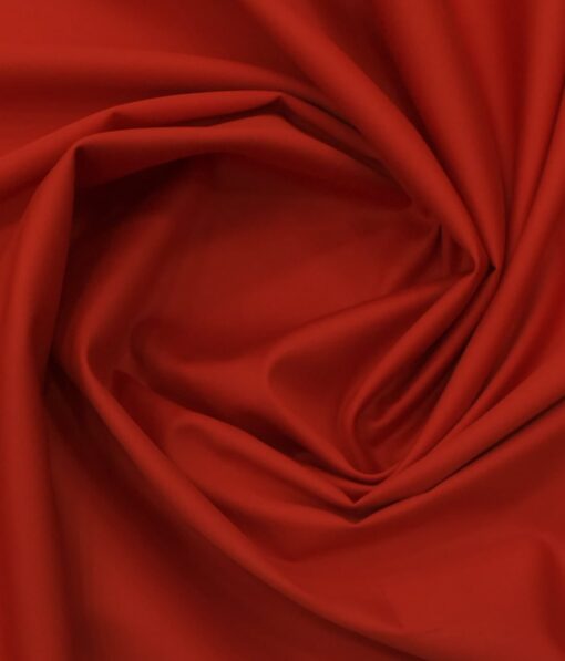 Nemesis Men's Blood Red 100% Egyptian Giza Cotton Satin Weave Shirt Fabric (1.60 M)