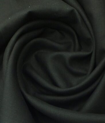 Linen Club Black 100% Pure Linen Solid Trouser Fabric (1.30 M)