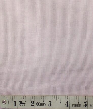 Bombay Rayon Men's Pink 100% Cotton Structured Shirt Fabric (1.60 M)