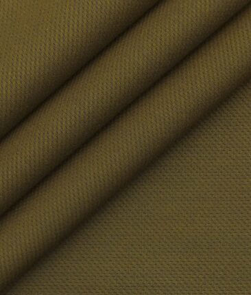 Fashion Flair Hazelnut Brown Structured Terry Rayon Premium Three Piece Suit Fabric (Unstitched - 3.75 Mtr)