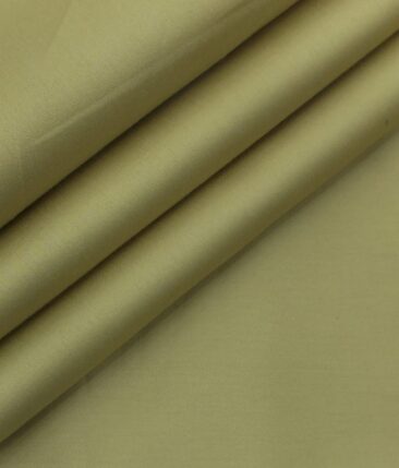 Fabio Rossini Men's Sand Castle Beige 100% Premium Cotton Solid Shirt Fabric (1.60 M)