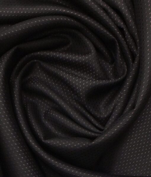 Italian Channel Dark Wine Dobby Structured Terry Rayon Premium Three Piece Suit Fabric (Unstitched - 3.75 Mtr)