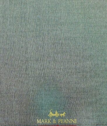 Mark & Peanni Silver Grey Structured Very Shiny Terry Rayon Premium Three Piece Suit Fabric (Unstitched - 3.75 Mtr)