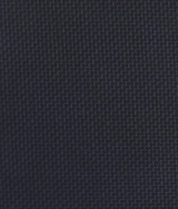 Mark & Peanni Dark Royal Blue Structured Weave Terry Rayon Premium Three Piece Suit Fabric (Unstitched - 3.75 Mtr)