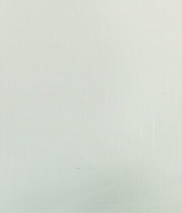 Solino White 50% Cotton 50% Linen Self Trouser Fabric (Unstitched - 1.30 Mtr)