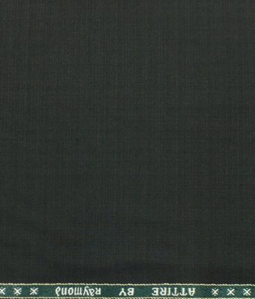 Raymond Mens Blackish Grey Self Design Poly Viscose Trouser Fabric or 3 Piece Suit Fabric (Unstitched  1.25 Mtr)