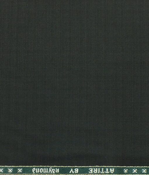 Raymond Mens Blackish Grey Self Design Poly Viscose Trouser Fabric or 3 Piece Suit Fabric (Unstitched  1.25 Mtr)