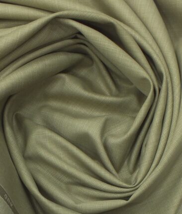 Raymond Mens Oat Beige Self Design Poly Viscose Trouser Fabric or 3 Piece Suit Fabric (Unstitched  1.25 Mtr)