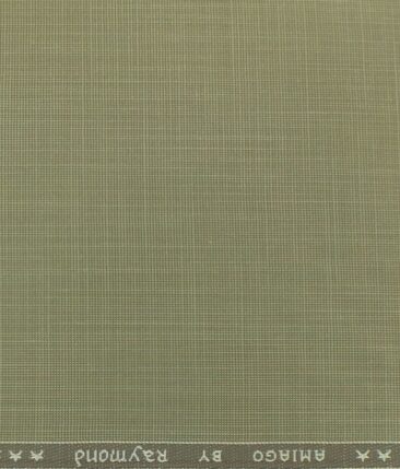 Raymond Mens Oat Beige Self Design Poly Viscose Trouser Fabric or 3 Piece Suit Fabric (Unstitched  1.25 Mtr)