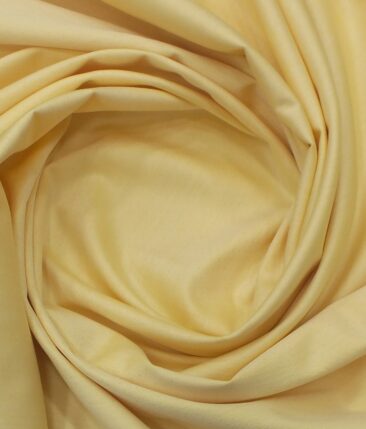 Arvind ButterScotch Yellow 100% Premium Cotton Self Dotted Structured Shirt Fabric (1.60 M)