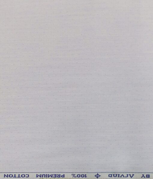Arvind Heather Purple 100% Premium Cotton Self Dotted Structured Shirt Fabric (1.60 M)
