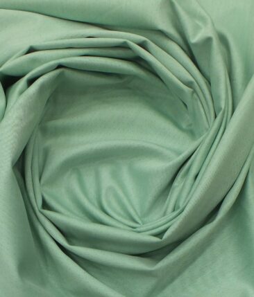 Arvind Light Fern Green 100% Premium Cotton Self Dotted Structured Shirt Fabric (1.60 M)