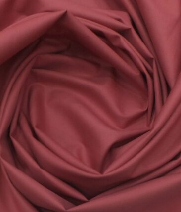 Bombay Rayon Blush Red 100% Giza Cotton Self Striped Shirt Fabric (1.60 M)