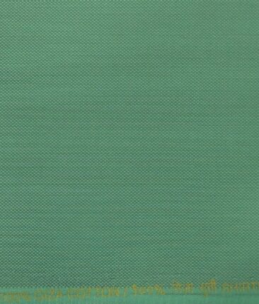 Bombay Rayon Fern Green 100% Giza Cotton Oxford Shirt Fabric (1.60 M)