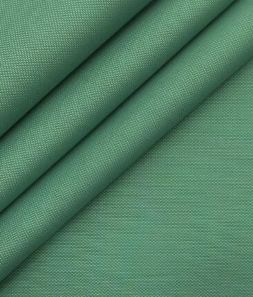 Bombay Rayon Fern Green 100% Giza Cotton Oxford Shirt Fabric (1.60 M)