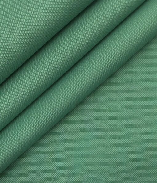 Bombay Rayon Fern Green 100% Giza Cotton Oxford Shirt Fabric (1.60 M)