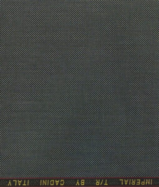 Cadini Italy by Siyaram's Dark Grey Structured Terry Rayon Trouser or 3 Piece Suit Fabric (Unstitched - 1.25 Mtr)