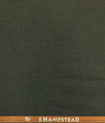 J.Hampstead by Siyaram's Dark Coffee Brown Self Structured Poly Viscose Trouser or 3 Piece Suit Fabric (Unstitched - 1.25 Mtr)