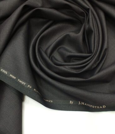 J.Hampstead by Siyaram's Dark Wine Self Structured Poly Viscose Trouser or 3 Piece Suit Fabric (Unstitched - 1.25 Mtr)