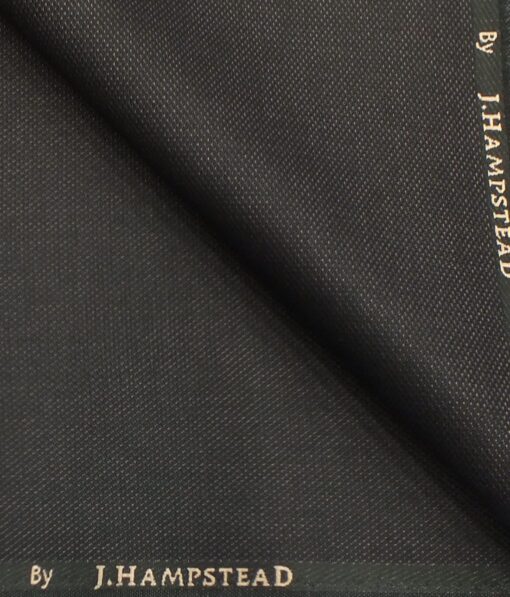 J.Hampstead by Siyaram's Dark Wine Self Structured Poly Viscose Trouser or 3 Piece Suit Fabric (Unstitched - 1.25 Mtr)