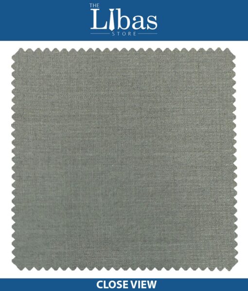 J.Hampstead by Siyaram's Light Grey Self Texture Poly Viscose Trouser or 3 Piece Suit Fabric (Unstitched - 1.25 Mtr)