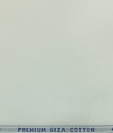 Monza White 100% Giza Cotton Oxford Weave Shirt Fabric (1.60 M)
