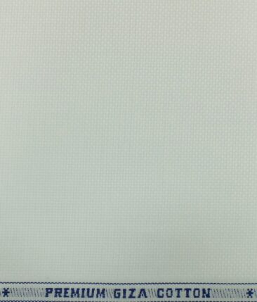 Monza White 100% Giza Cotton Royal Oxford Weave Shirt Fabric (1.60 M)