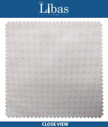 Raymond Pure White 100% Pima Cotton Jacquard Structured Shirt Fabric (1.70 M) - Image 2
