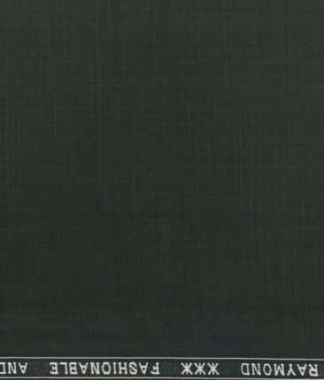 Raymond Black Self Design Poly Viscose Trouser or 3 Piece Suit Fabric (Unstitched - 1.25 Mtr)