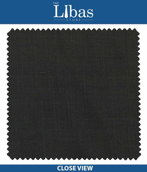 Raymond Black Self Design Poly Viscose Trouser or 3 Piece Suit Fabric (Unstitched - 1.25 Mtr)