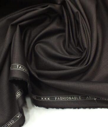 Raymond Dark WIne Self Design Poly Viscose Trouser or 3 Piece Suit Fabric (Unstitched - 1.25 Mtr)