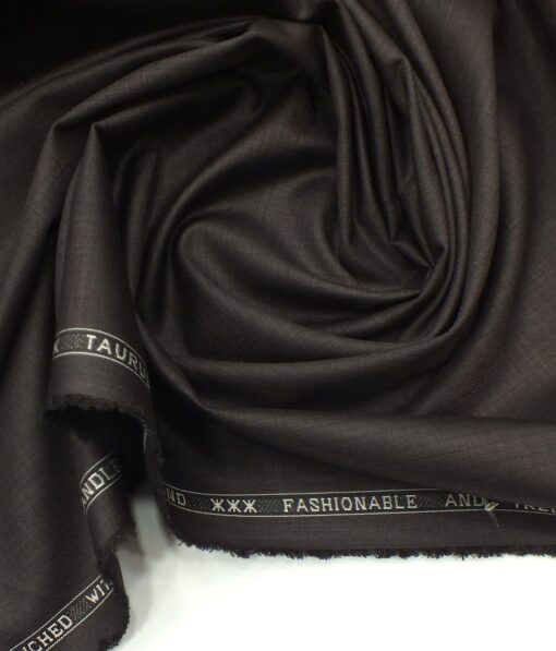 Raymond Dark WIne Self Design Poly Viscose Trouser or 3 Piece Suit Fabric (Unstitched - 1.25 Mtr)