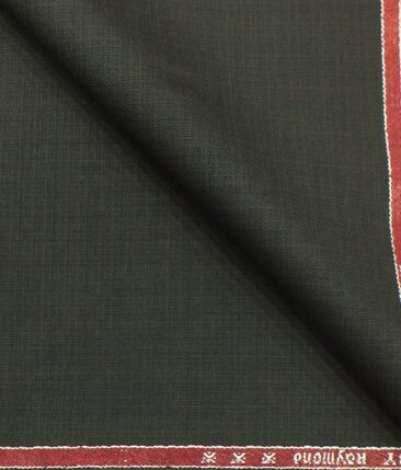 Raymond Dark Brown Self Design Poly Viscose Trouser or 3 Piece Suit Fabric (Unstitched - 1.25 Mtr)