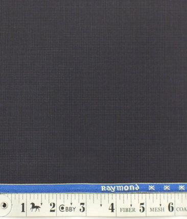 Raymond Dark Purple Self Design Poly Viscose Trouser or 3 Piece Suit Fabric (Unstitched - 1.25 Mtr)