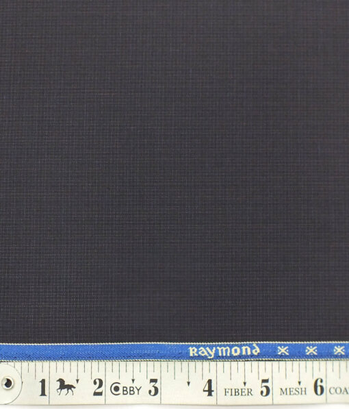 Raymond Dark Purple Self Design Poly Viscose Trouser or 3 Piece Suit Fabric (Unstitched - 1.25 Mtr)