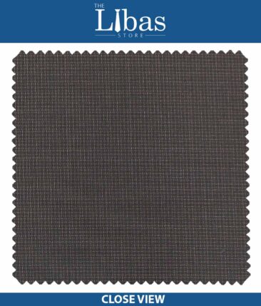 Raymond Hickory Brown Self Design Poly Viscose Trouser or 3 Piece Suit Fabric (Unstitched - 1.25 Mtr)