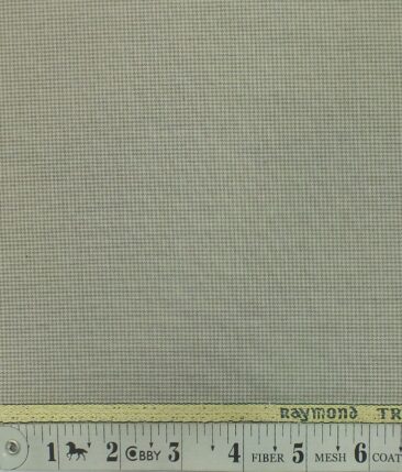 Raymond Beige Houndstooth Weave Poly Viscose Trouser or 3 Piece Suit Fabric (Unstitched - 1.25 Mtr)